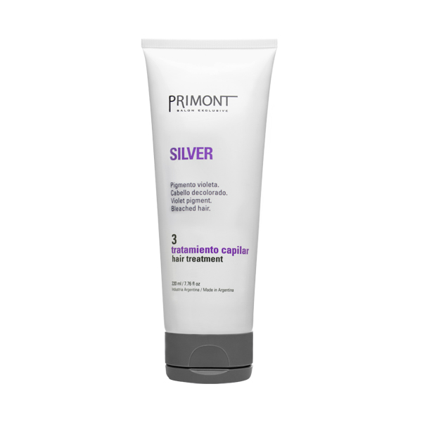 TRATAMIENTO SILVER x 220cc — Primont. Producto profesional de peluquería.