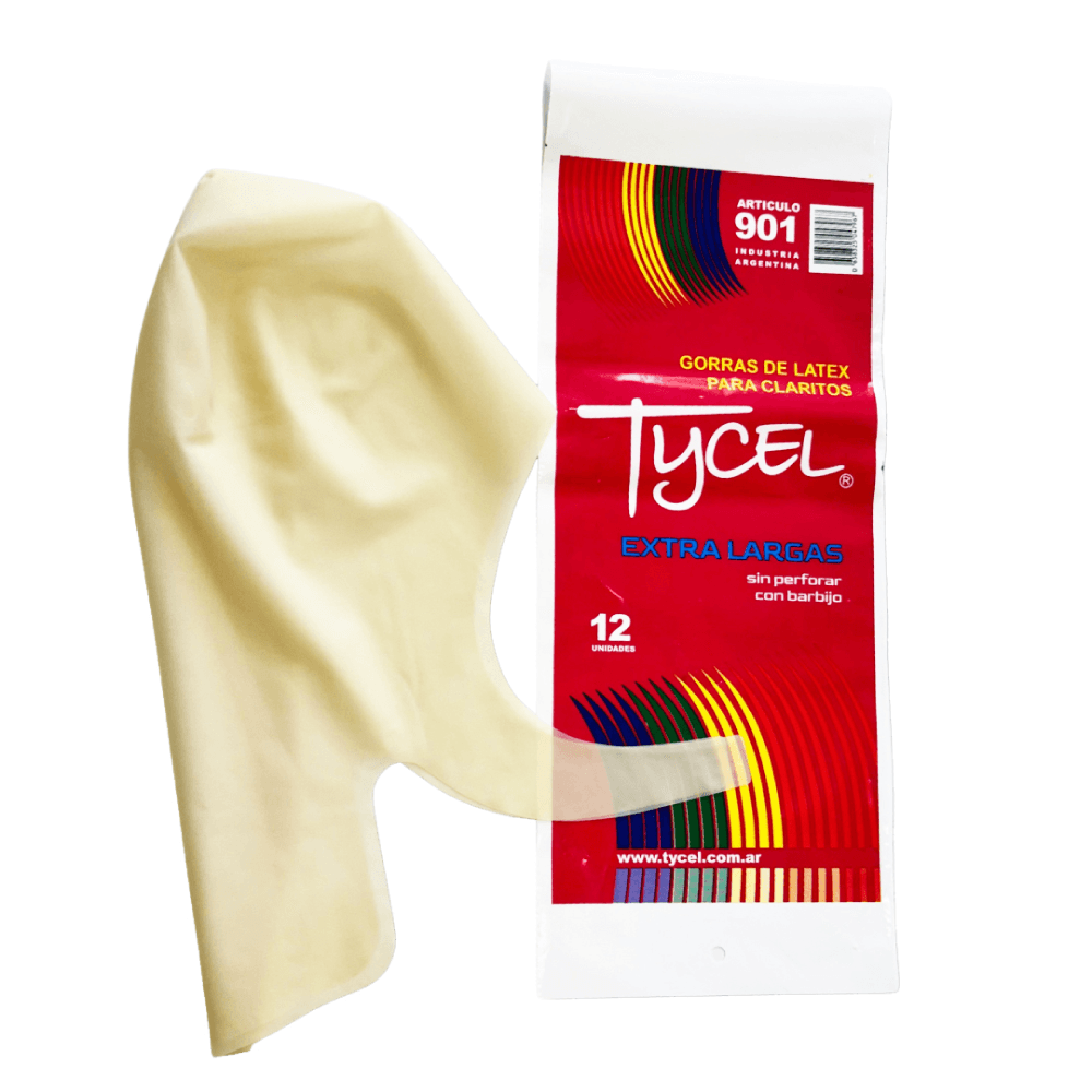 Gorras Extra Largas Translúcidas — Tycel. Producto profesional de peluquería.