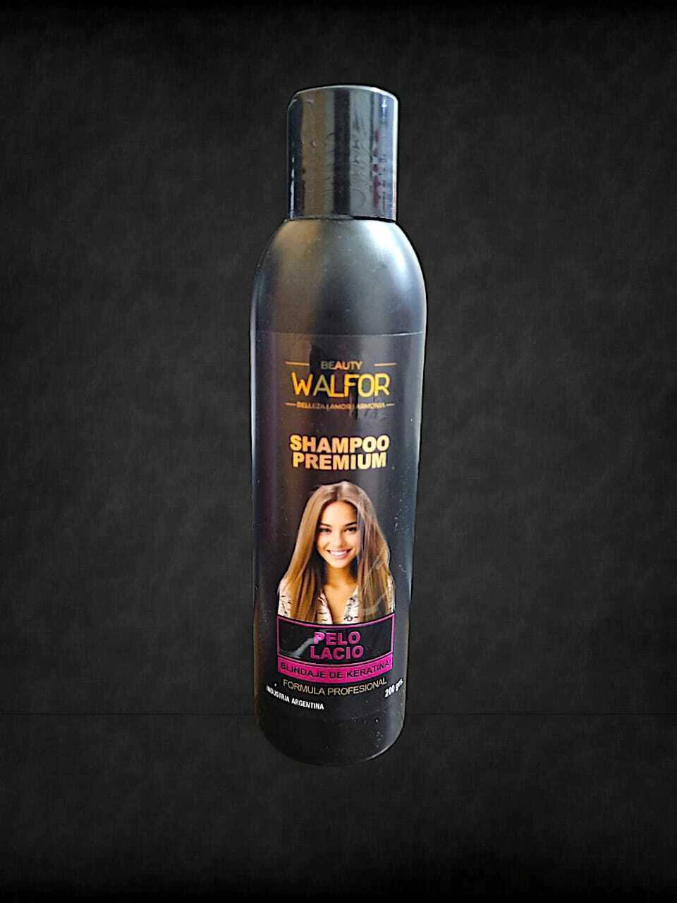 Shampoo Premium Pelo Lacio 200 — Walfor. Producto profesional de peluquería.